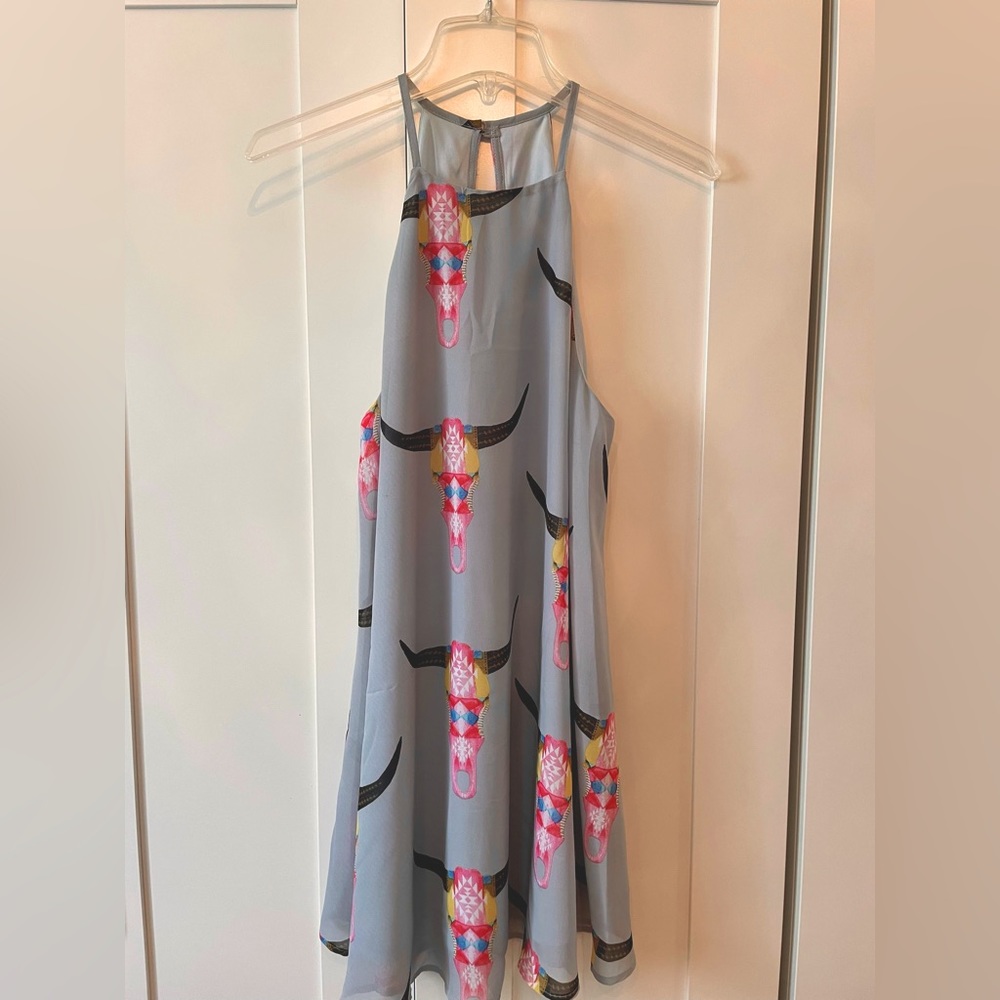 Show Me Your MuMu Western Cow Skull Dress
